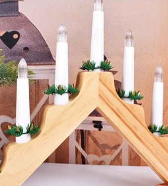 

Поставки для украшения фестиваля, деревянный батарейный отсек, дизайн свечей и настольной лампы