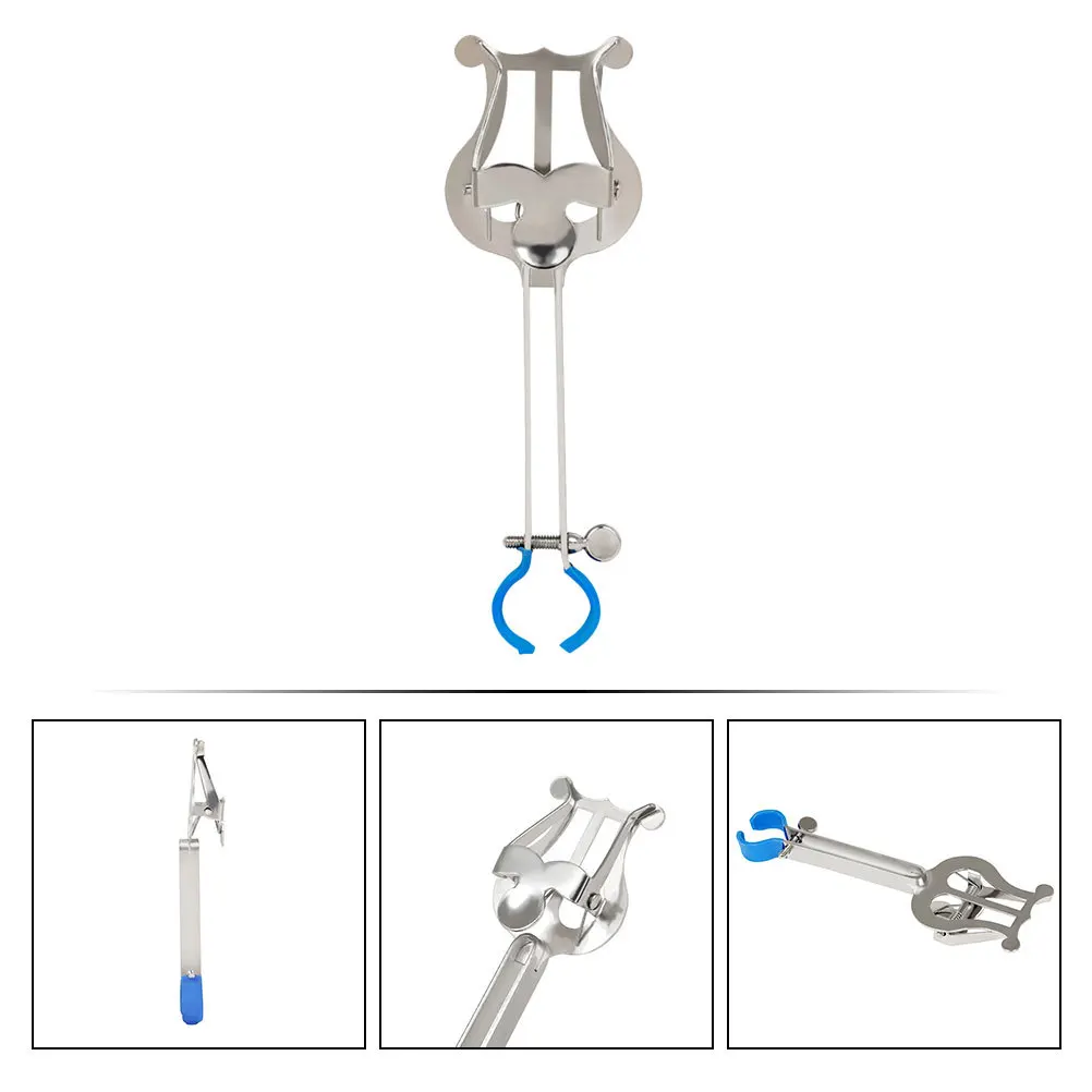 

1Pcs Portable Trumpet Music Score Clip Durable Iron Sheet Music Clamp Lightweight Concert Performance Holder Trumpet Score Clip
