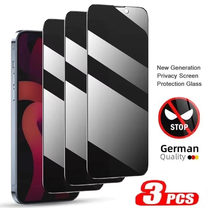

1-3PCS Anti-Spy Temered Glass For Samsung S25 Ultra A54 5G S20 FE S24 Plus S23 S22 S21 FE A34 A35 S10e Screen Protector Privacy