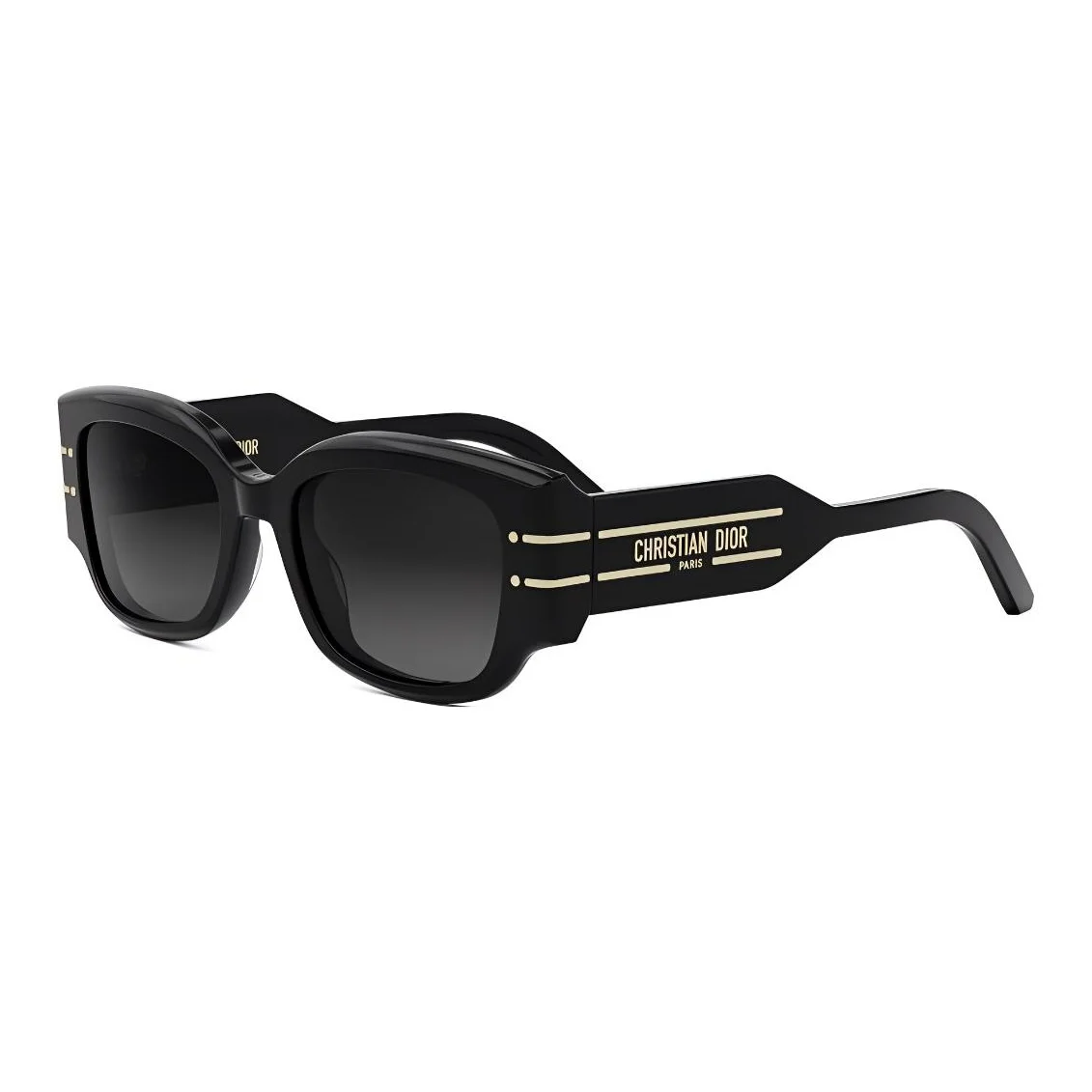 DIOR Rectangular Sunglasses Women's Black CD40188I