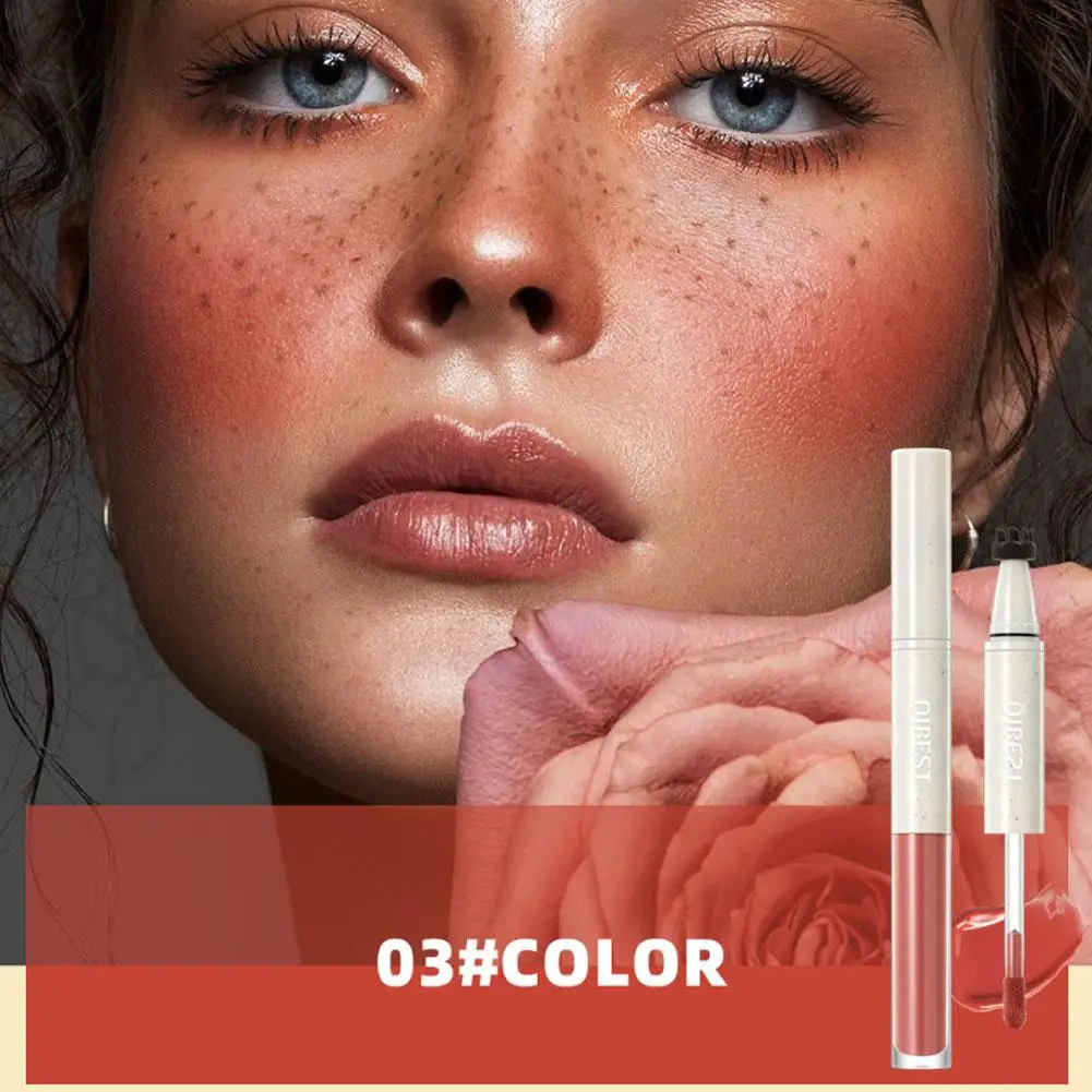 Stylo tampon pour taches de rousseur à Double extrémité, fard à joues liquide naturel en 1, stylo de maquillage, bâton multi-usage étanche, taches de rousseur durables 2 G0Y2