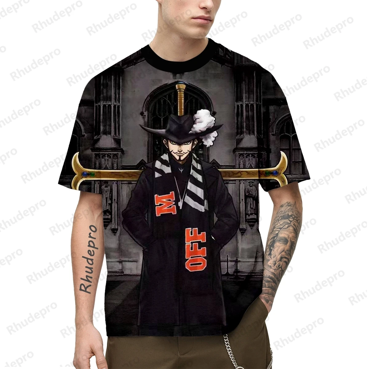 

One Piece Men's Anime Monkey D. Luffy 3D Printing Role Play Women's Children's Street T-shirts Unisex Oversized Top Short Sleeve
