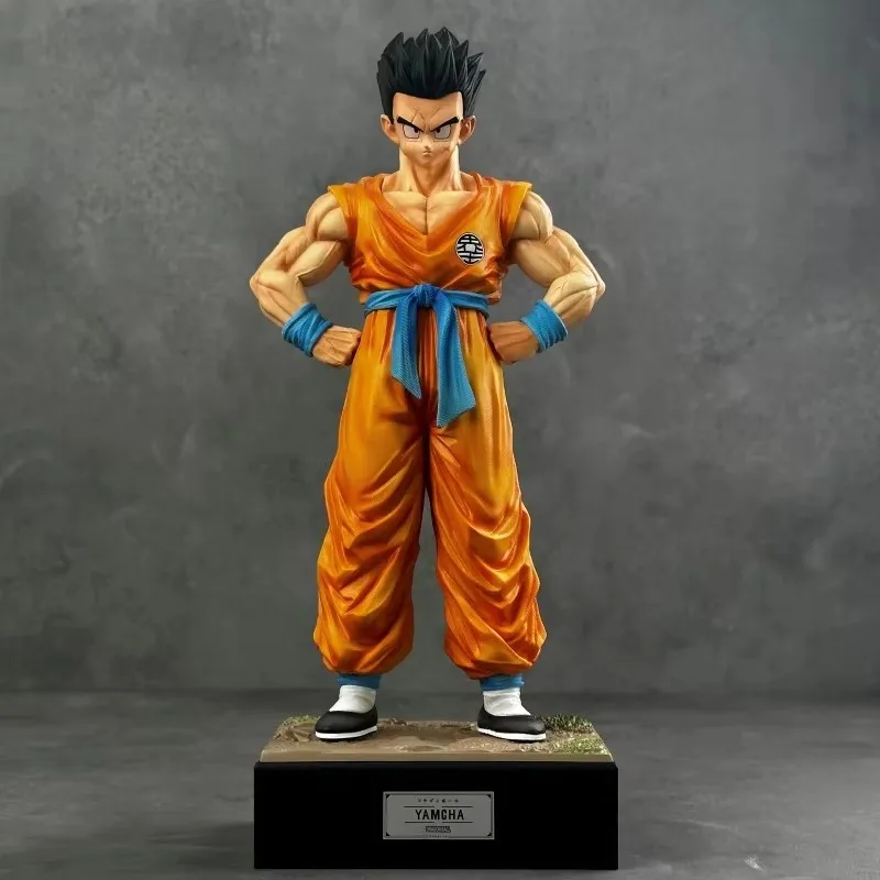 Dragon Ball Z Anime Decoração Modelo Yamcha Figuras, Brinquedo de Coleção em PVC, Action Figure VF, Série GK Infinity Z Fighters, 30cm