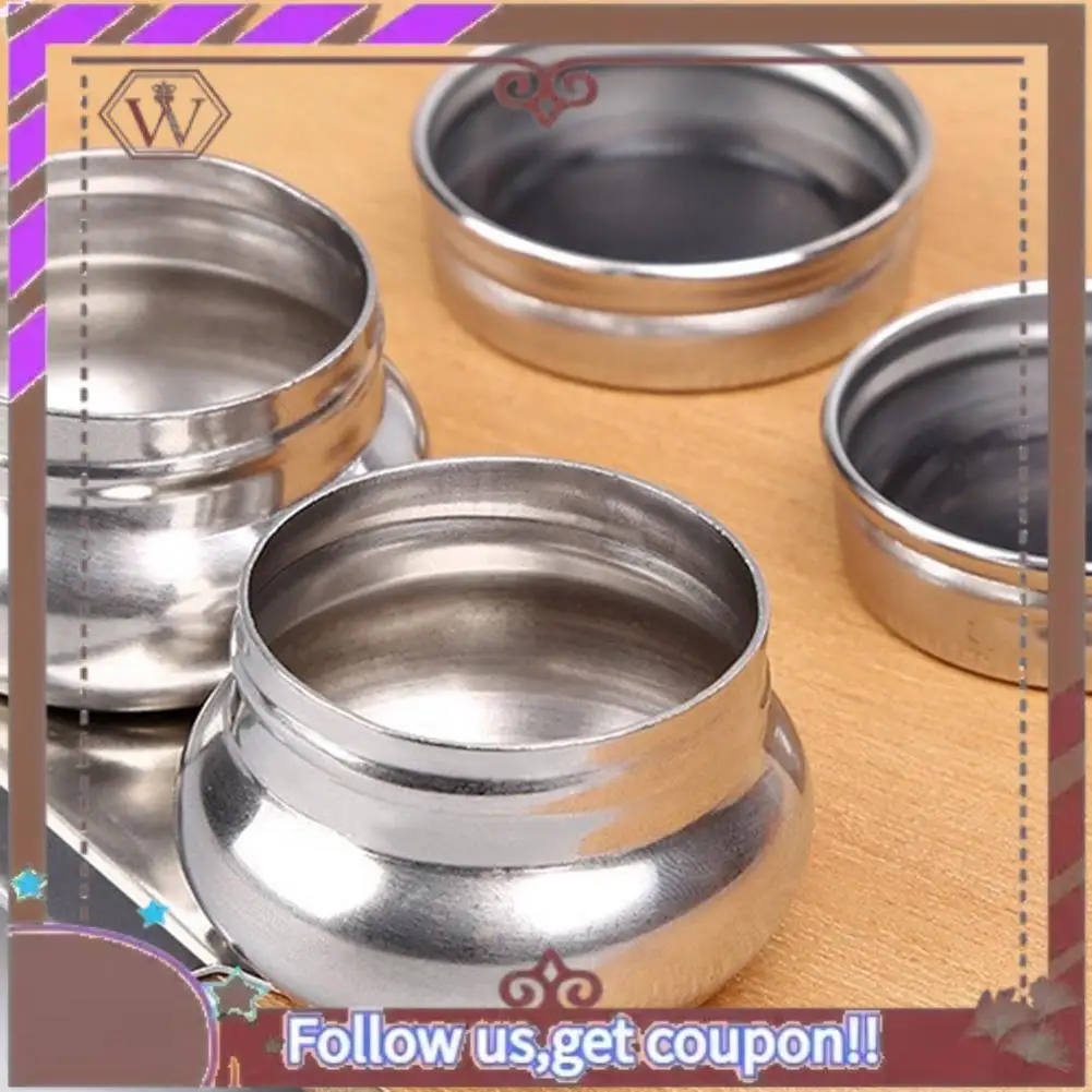 

Latest 2 Pack Palette Cups Paint Pot Container Cup With Lid And Clip Double Dippers Stainless Steel For Oil Painting