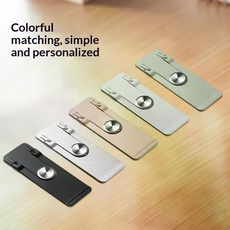 

Premium Ultra-Thin Mobile Phone Holder 360° Rotating Universal Tablet Holder Self-adhesive Foldable Phone Kickstand Desktop