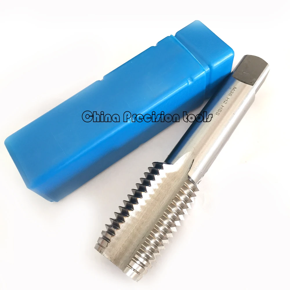 HSS Right hand Metric thread Plug tap M36 M36X4 M36X3 Left hand Fine screw Straight Flute taps M36X2.5 M36X1.5 M36X1 M36X2