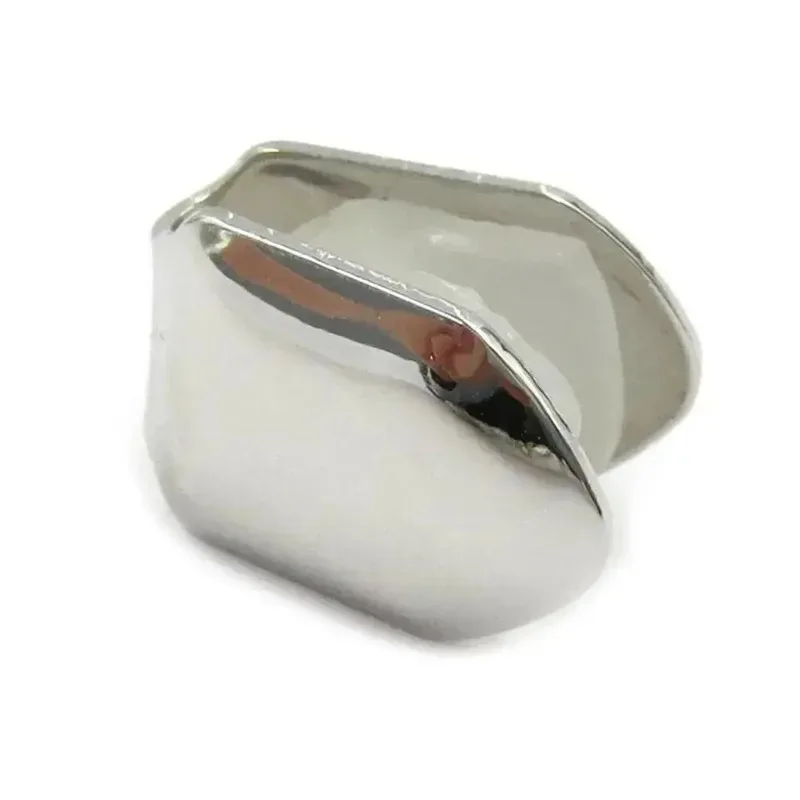 1/2/3/4Pcs Unisex Double Hollow Fangs Grillz Hip Hop Smooth Dental Grills Jewelry Tooth Caps Gift For Teeth Braces - view 5