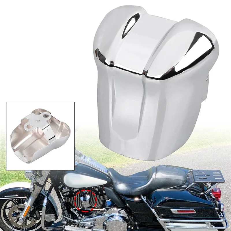 Chrome Waterfall Style Horn Cover for Harley Electra Street Tour Road Glide King FLHRC Heritage Classic 1995-2020