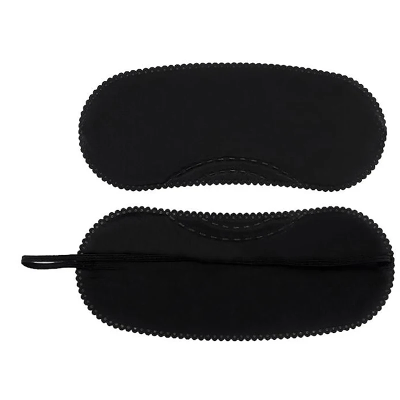 【10Pcs Black Travel Home Sleep Eyeshade Women Men Eye Cover Shade Patch】