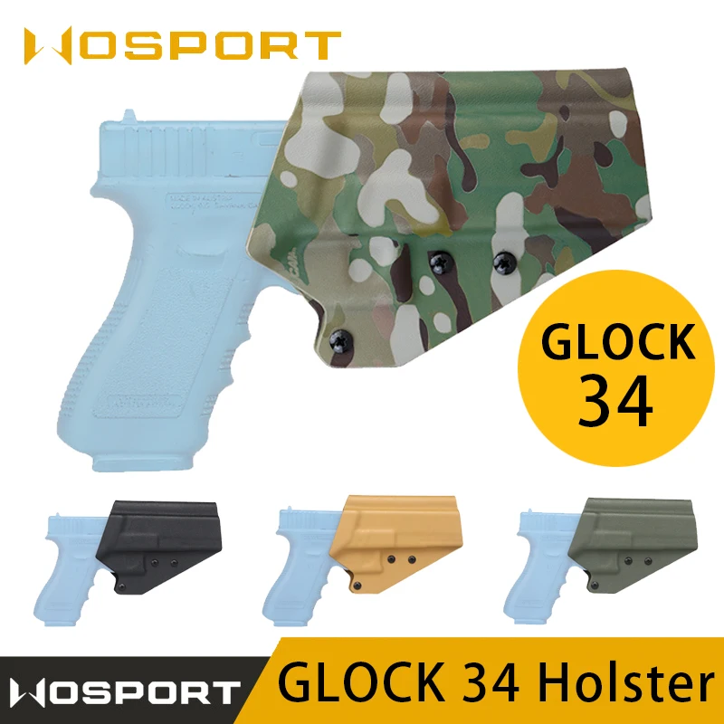 

Holster GLOCK 34, K Version Pistol Holster, Lightweight Tactical Hunting Shooting Quick Draw Holster