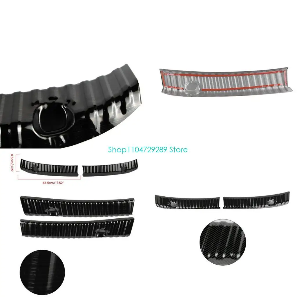 

Stainless Steel Trunk Bumper Protectors Guard Sill Plate Cover used for ModelY