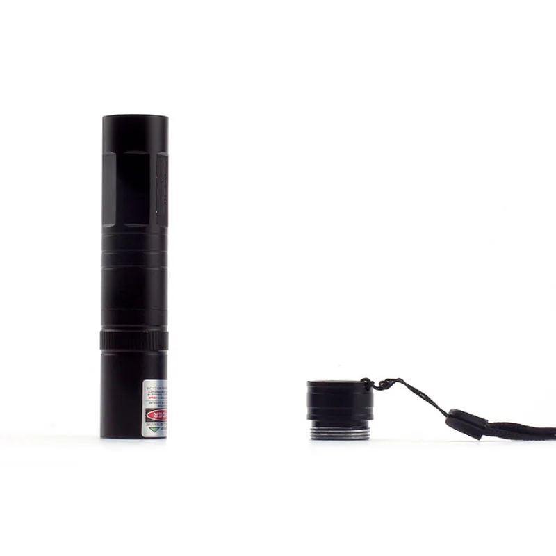 2-in-1 Mini Penlight LED Flashlight Laser Pointer Rechargeable battery (Not Included)Aluminum Waterproof Carrying strap Camping