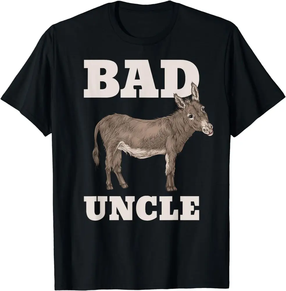 BADASS Uncle Pun Cool T-Shirt For Men Women Summer Tees Cotton Luxury Brand Vintage Oversized