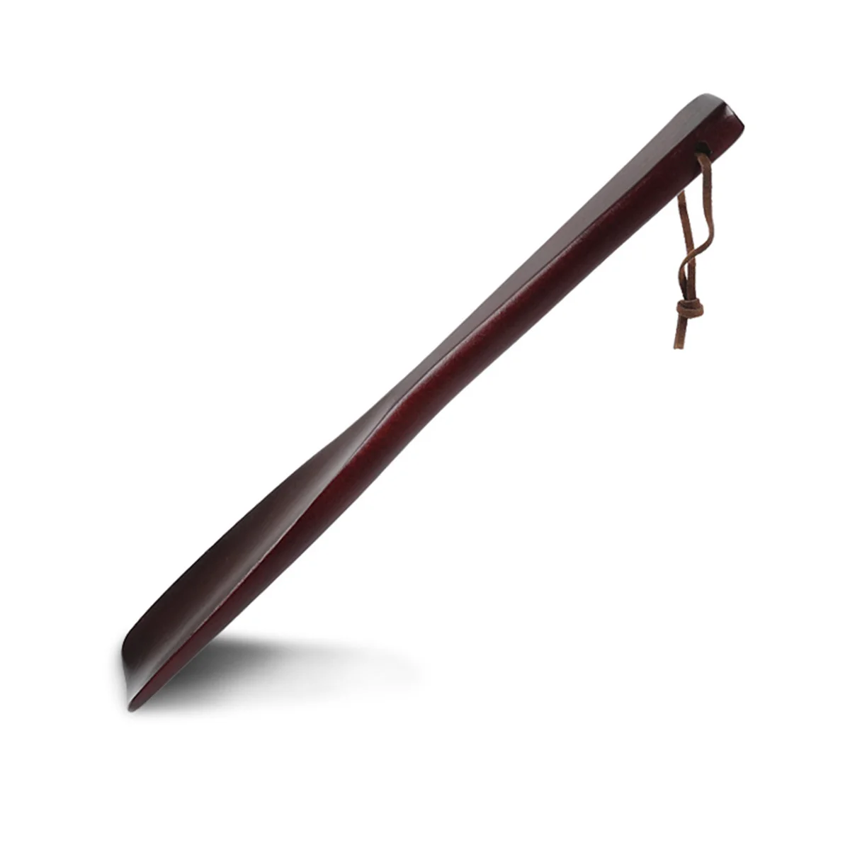 Langer Schuhlöffel aus Holz, 40 cm, tragbares Reise-Schuhlöffel-Werkzeug für Senioren, einfaches Manöver, langlebiges echtes Holz, leichtes Design