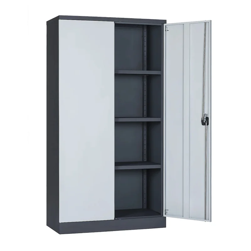 custom.Metal Two Door Push and Pull Modern Iron  Filing Cabinet Office Furniture Steel Cupboard Double Door File Cabinet