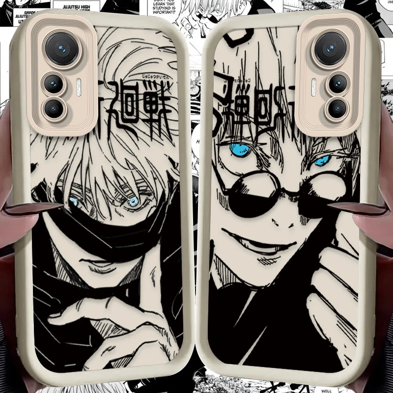 Case for Xiaomi 14T 12T 13T 11T 13 12 11 Lite 5G NE POCO X6 X5 F6 F5 F3 X4 GT X3 NFC M5S C65 M6 Pro Cool Jujutsu Kaisen Anime