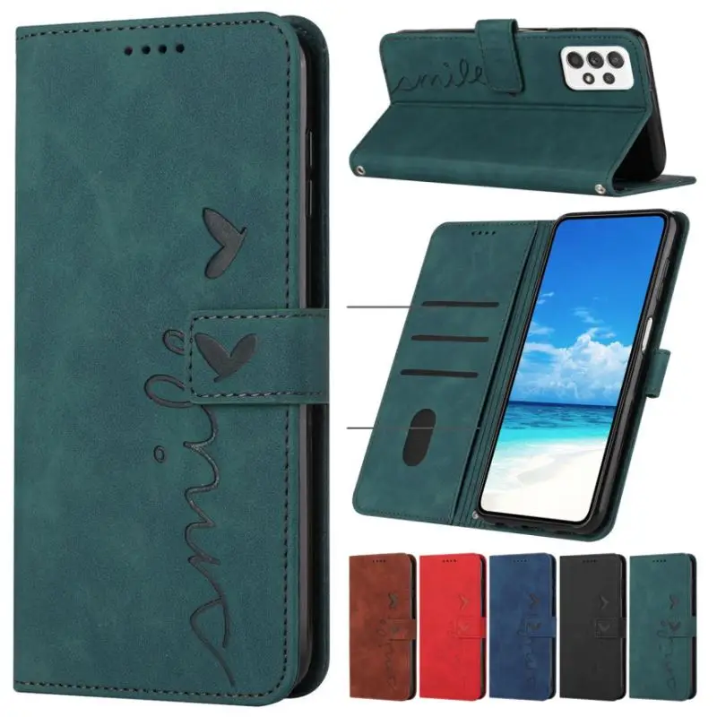 

Pop Love Heart Flip Case For Samsung Galaxy A30 A30S A50 A50S A505 A52 A52S A53 A70 A70S A71 A72 A73 5G Wallet Protect Cover D09