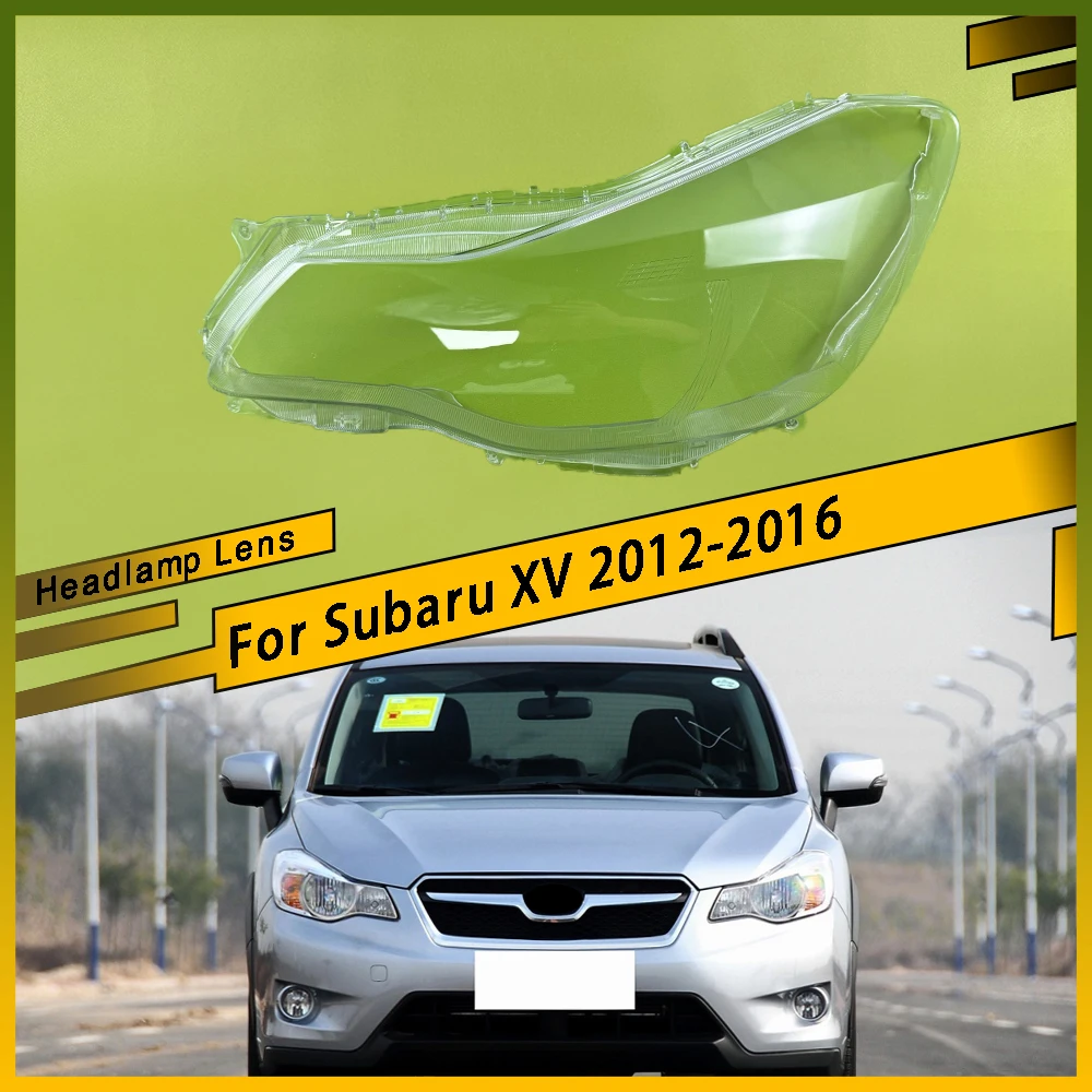 

Для Subaru XV 2012 2013 2014 2015 2016, крышка объектива передней фары автомобиля, прозрачный корпус фары, прозрачный абажур, автомобильные аксессуары