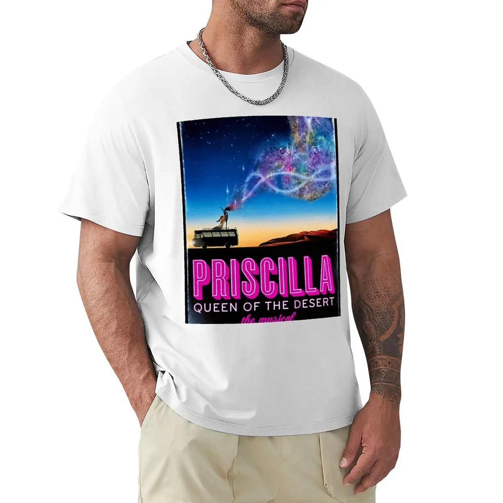 The Adventures of Priscilla, Queen of the Desert Musical Poster T-Shirt anime hippie clothes men clothing