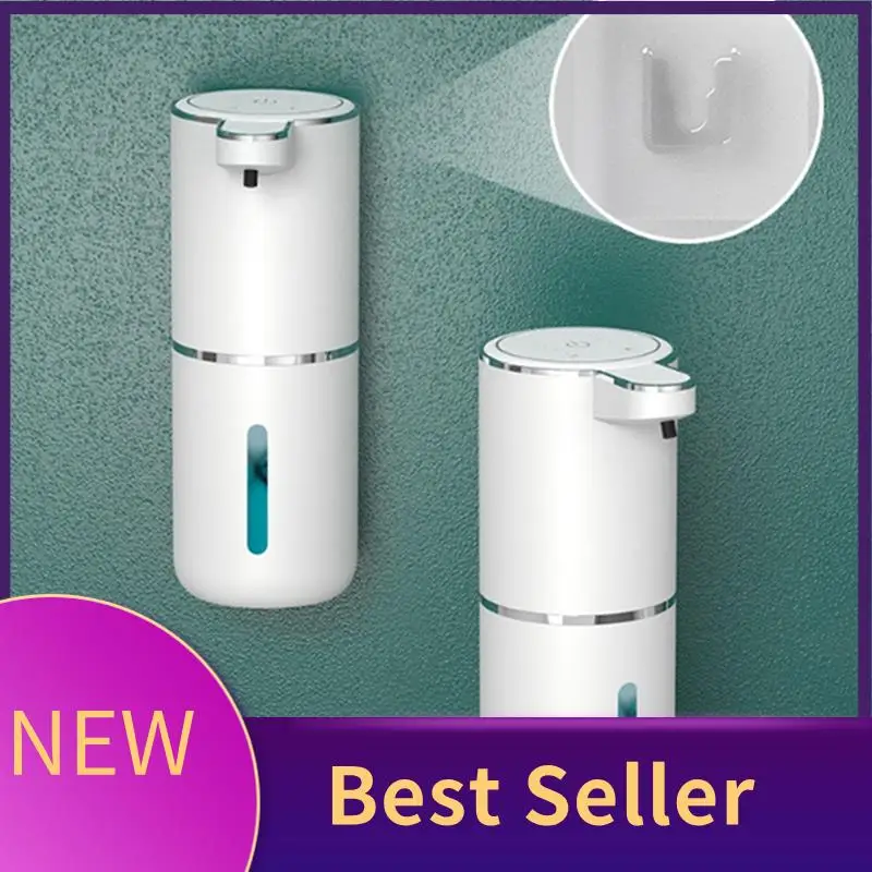 

ABLU-Soap Dispenser Non-Contact Liquid Soap Dispenser Wall Mounted Display Infrared Sensor Mobile Phone Washer Easy Install (Whi