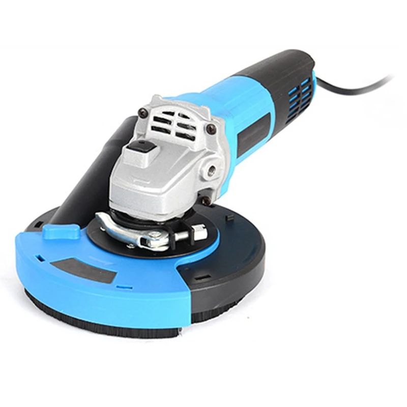 A20I 5 Inch Angle Grinder Dust Shroud Cover Tools For Concrete Marble Engineered Stone Grinding Dust Collection