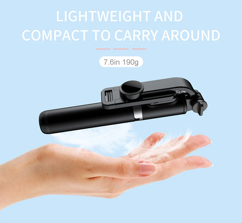 40-Inch Selfie Stick Floor Tripod with Remote product photo