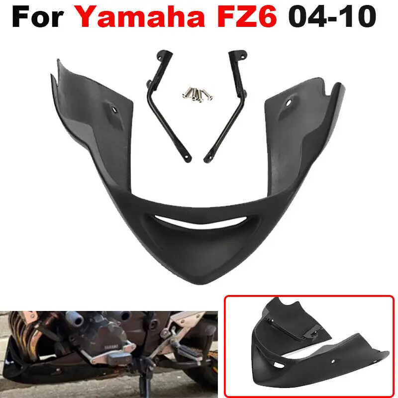 For Yamaha FZ6 Fazer 600 S2 2004-2010 Belly Pan Chin Lower Front Spoiler Chin Fairing Cover Kit