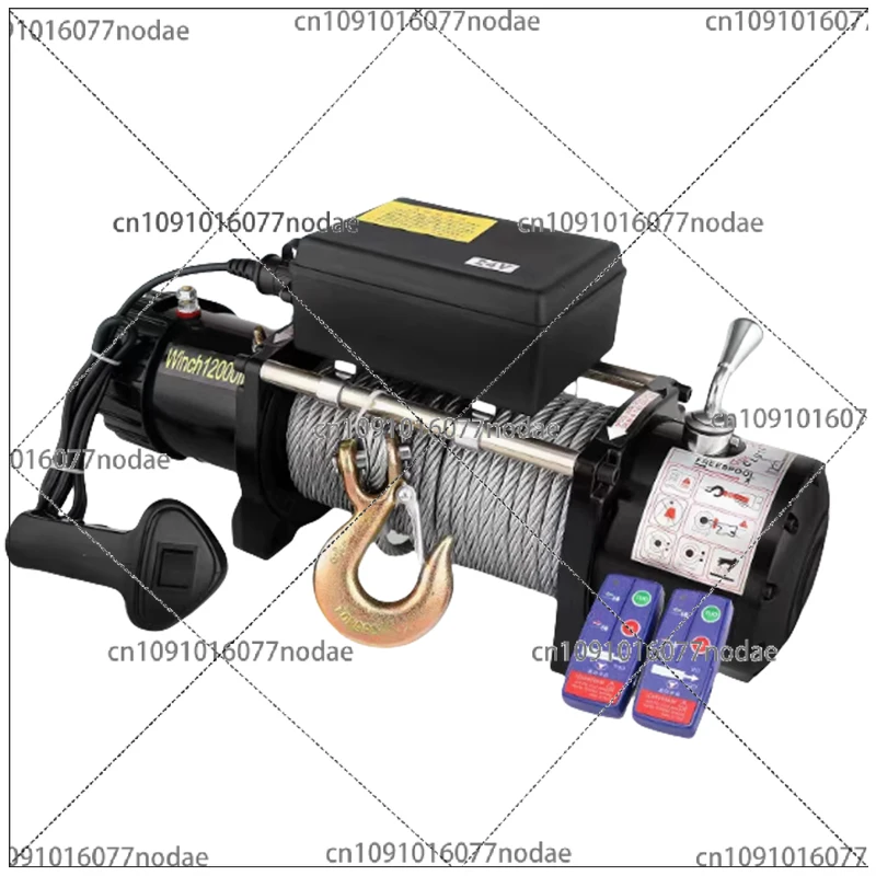 

Электрическая лебедка 12v24v Автомобильный тяговый электрический подъемник Грузовик Подъемник Тросовый кран Подъемник