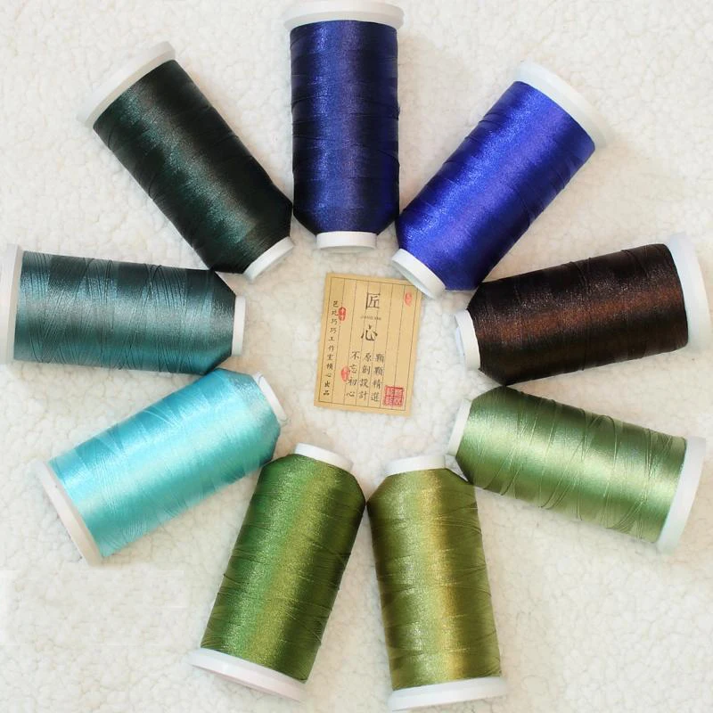 Polyester Embroidery Thread 2000 Meter Brother Singer Household Industrial Machine 80 Ｍadeira Colors Available