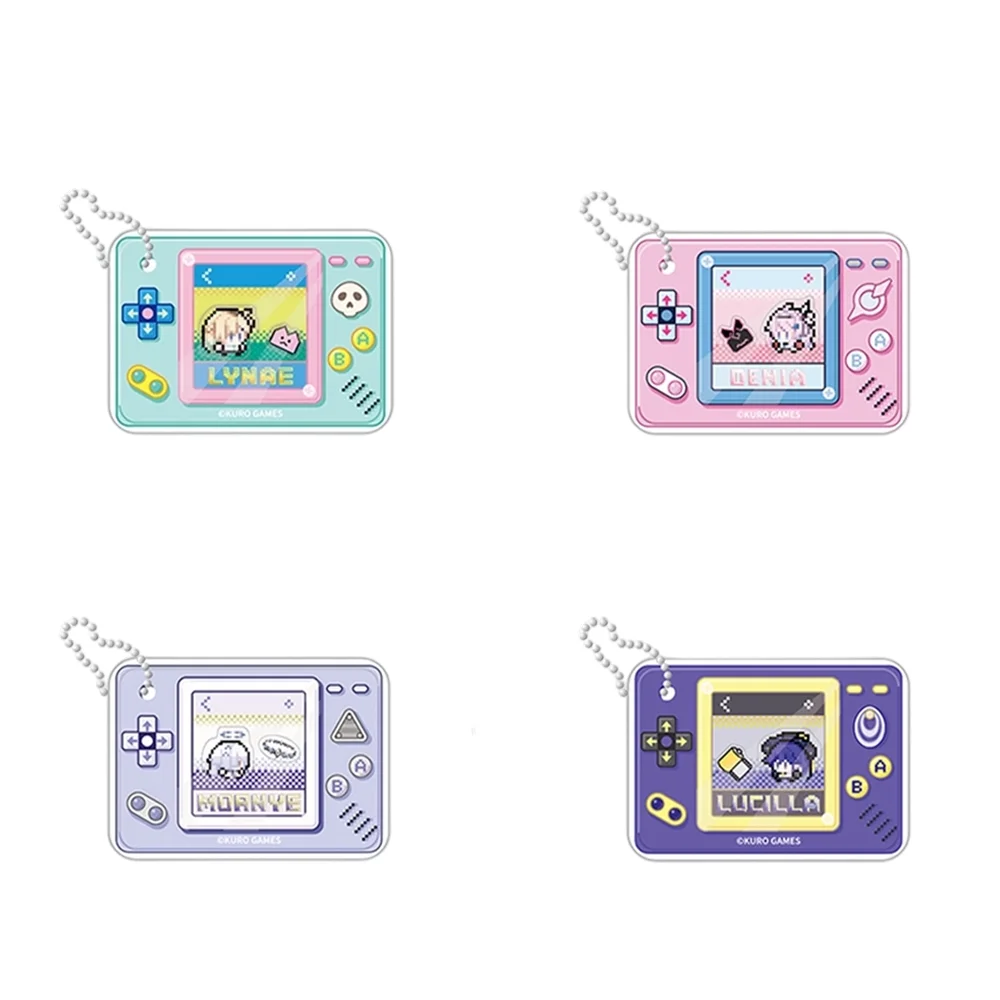 Wuthering Waves 6cm Acrylic Keychain  Mornye Chibi Character Game Backpack Pendant Holiday Gift