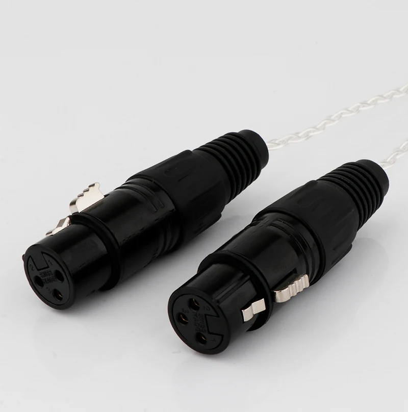 HiFi 4,4mm auf 2XLR Audiokabel 3-Pin XLR auf 4,4mm Buchse Audio-Adapterkabel 4,4mm TRRRS-Stecker für Verstärker Lautsprecherkabel – Detail 4