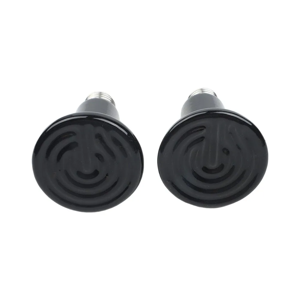 Ceramic Heater Infrared Heat Bulb Lamp Emitter 200W for non Light Emitting for ideal for Reptile and Amphibian Terrariums