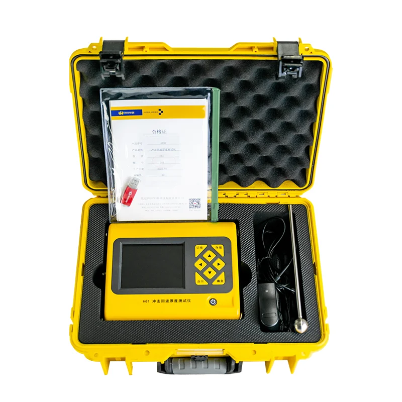 H61 Industrial Impact-Echo Testing Machine Non-metallic Panel Thickness Tester Floor Slab Thickness Gauge 40-800mm 1 Year