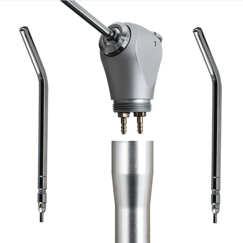 Hotsale Three 3 Way Air Water Triple Straights and Angleds Syringes with Tips for Lab Chair/Stainless Steel Three-way Nozzle