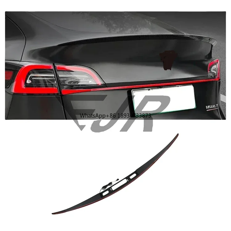 Rear trunk through tail light, brake light, turn signal modification light suitable for Tesla Model 3 ModelY