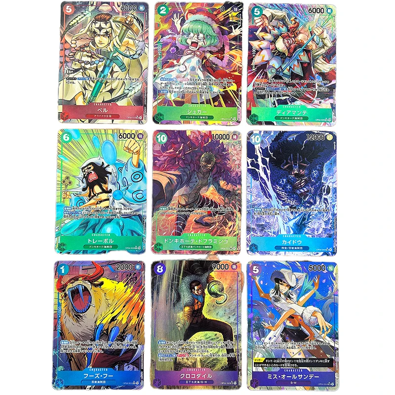 Anime Cards One Piece OPCG Boa Hancock Nami Law Ace Luffy Yamato OP04 Japanese Version Replica Game Anime Collection Cards