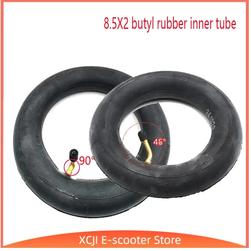 8.5Inch Inner Tubes Camera8.5x2Inner 45/90 Degree Bent Valve for Xiaomi M365 1s Mi3 Pro2 Pro Electric Scooter 8 1/2x2 Inner Tire