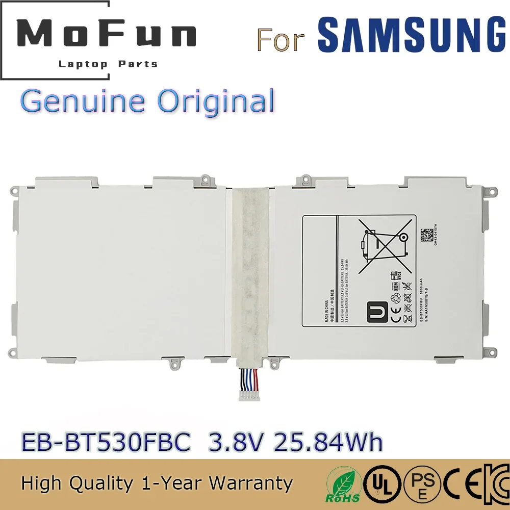 

Brand New Original EB-BT530FBC 3.8V 6800mAh Laptop Battery for Samsung Galaxy TAB 4 10.1" T530 T531 T535 EB-BT530FBU etc.