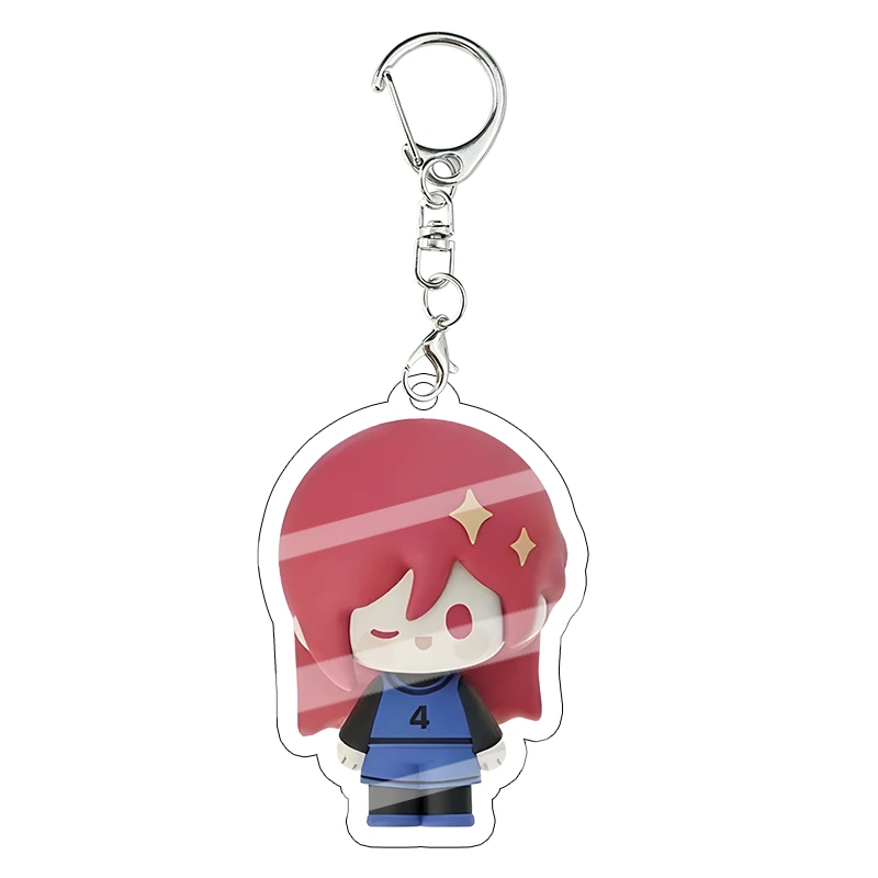 For Blue Lock Kaiser Acrylic Key Chain Decoration Accessories Pendant Key Ring Characters Girl Bag Birthday Gift First Choice