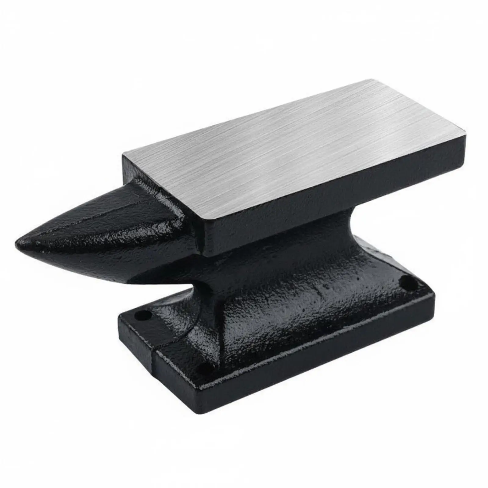 Compact Cast Iron Anvil Flat Top Bench Block Forge Tool for Riveting Precious Metal Work Tools Use