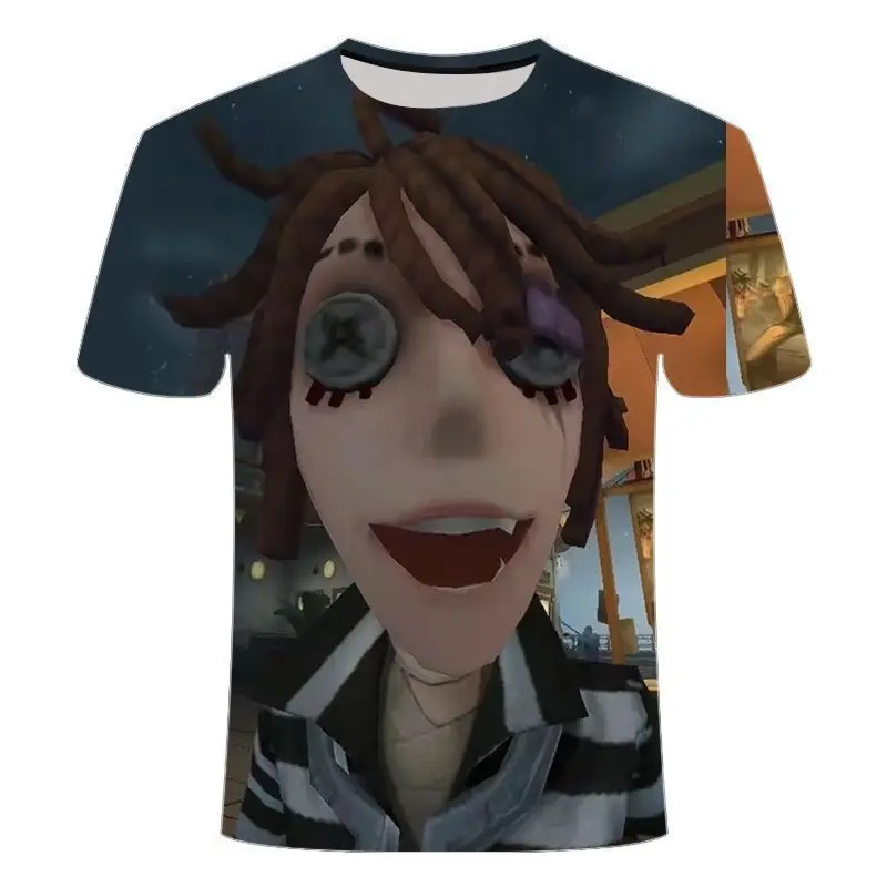 Game Identity Ⅴ Luca Balsa 3D Print T-shirt Short Sleeve Summer Tee Funny Print T Shirts Men Women Clothing