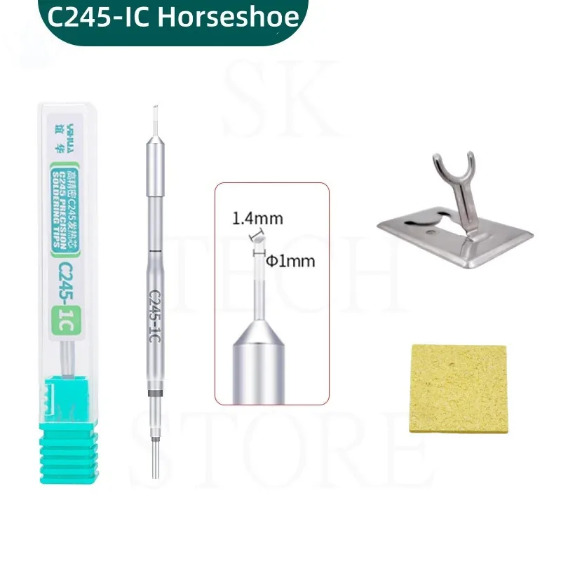 YIHUS C245 C Series Multi Type Solder Iron Tips 1C 2C 3C for YIHUA Soldering Station T245 Welding Handle Welding Replacement Tip