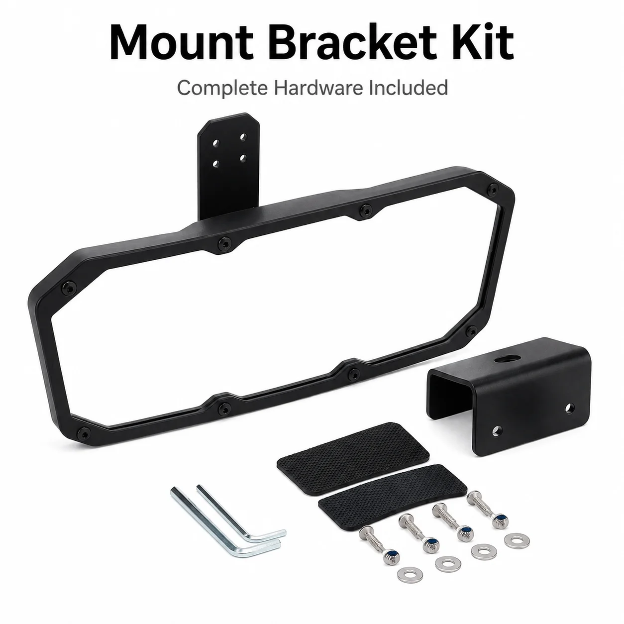 Universal Boat Rear View Mirror Wide Angle Adjustable Waterproof Rearview Mirror for Jet Ski Yacht PWC UTV Marine Safety Gear