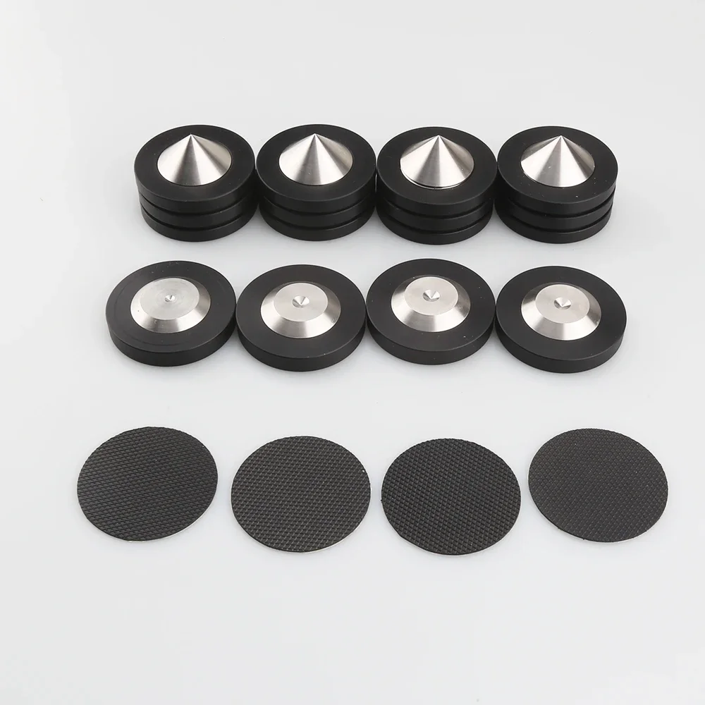 

4PCS 304 Stainless Steel Graphite Speaker AMP Isolation Spike Pad Preamp DAC LP CD Mat Floor Base HIFI AUDIO DIY