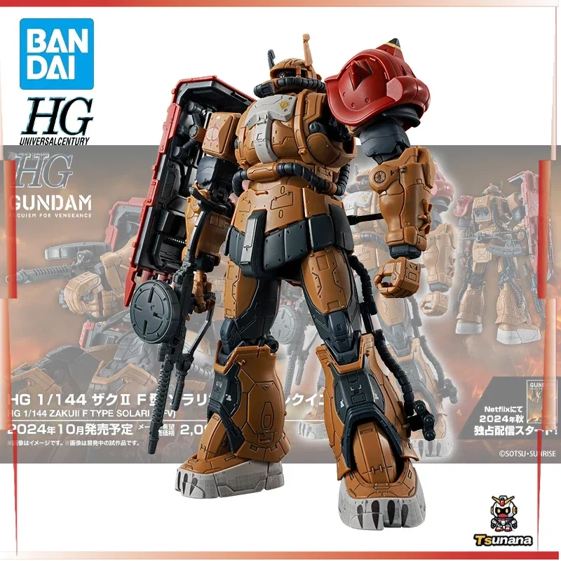 

Original Bandai HGUC Gundam H255 Zagu II Solari Machine Requiem for Revenge Action Figure Collectible Model Ornament Gift