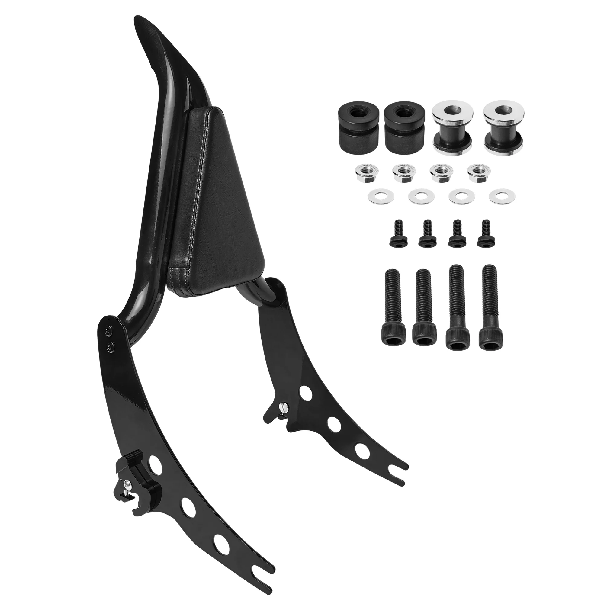 

Passenger Backrest Pad Quick Release Sissy Bar Motorcycle Rear Back Rest for Harley Softail Street bob,Low Rider S 2018+ Models