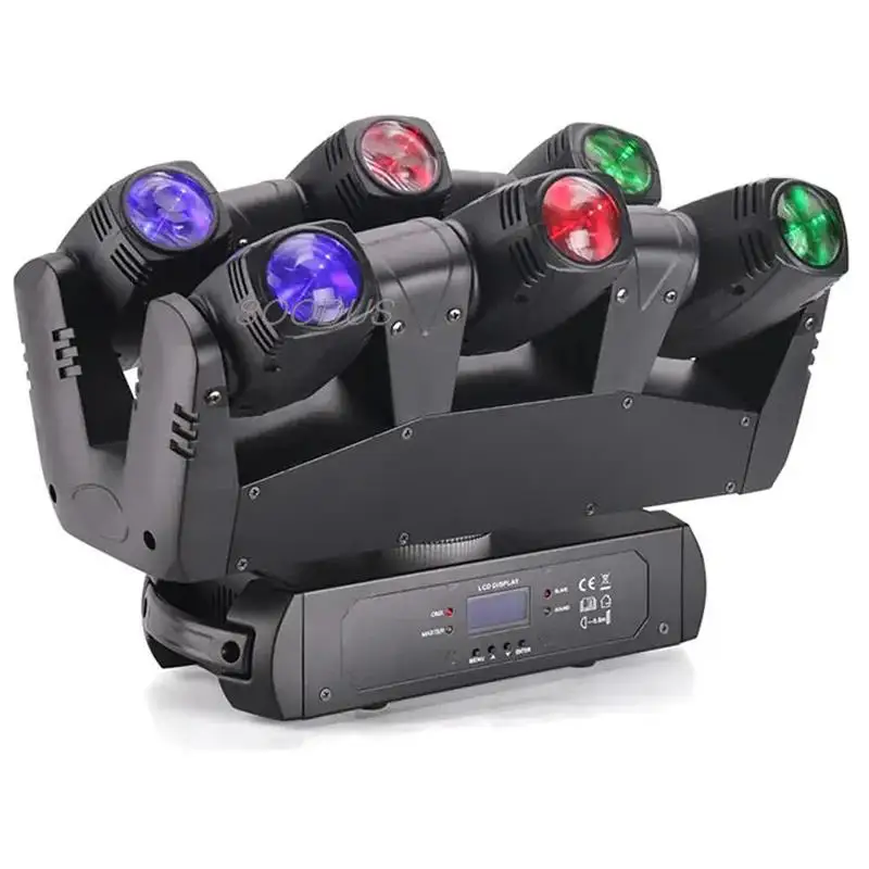 Lights DMX512 Stage Led RGBW Light Moving Head DJ Lights Projectors For Dj Event Sound Activated KTV Disco Party Show Audience