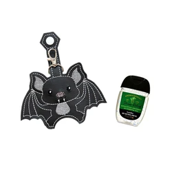 Bat Hand Sanitizer Holder, Sanitizer Case, Halloween Accessory, Lanyard Accessory, Teacher Appreciation Gift