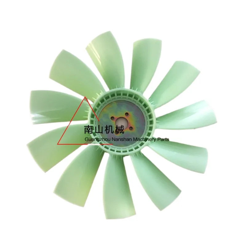 For sunward 90Fan blade Kubota V3800Engine cooling fan blade Multi-leaf fan page Excavator Parts