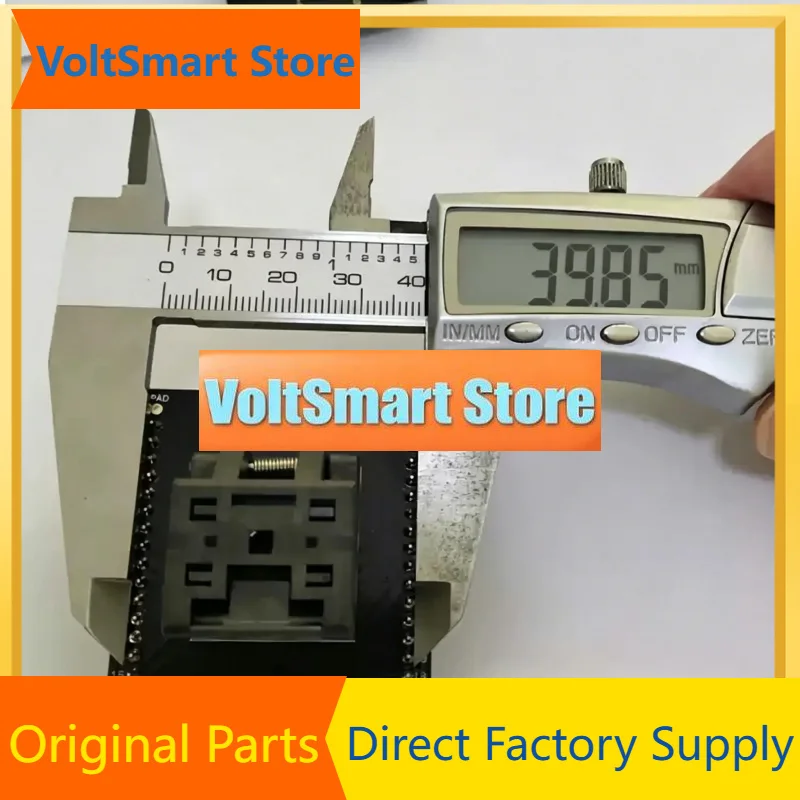 VoltSQFN32 MLF32 Programming Socket 0.4mm Pitch 4×4mm IC Test Adapter Clamshell Chip Burn-in Socket IC549-0324-006-G
